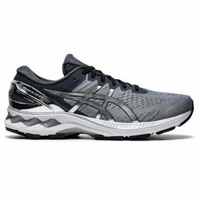 Férfi Asics Gel-Kayano 27 Platinum Futócipő AS4613278 Szürke/Titán